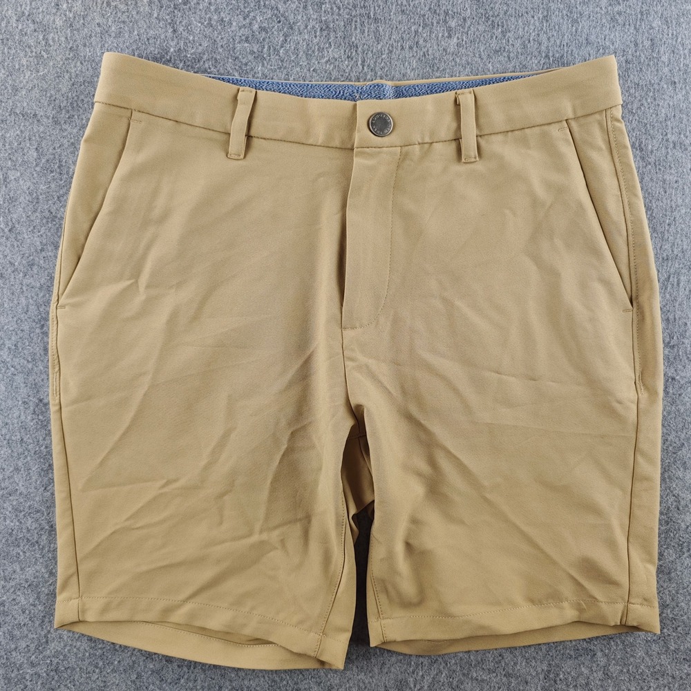 Bonobos Golf Slim 7 Inch Shorts Mens 31 Tan Khaki Recycled Polyester 11418032